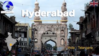 Hyderabad, Charminar Square and its surroundings • India, Telangana